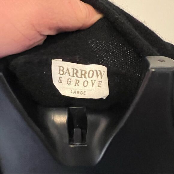 Barrow & Grove Black Thin Women’s Cardigan w/ Pockets Size Large - Picture 6 of 6